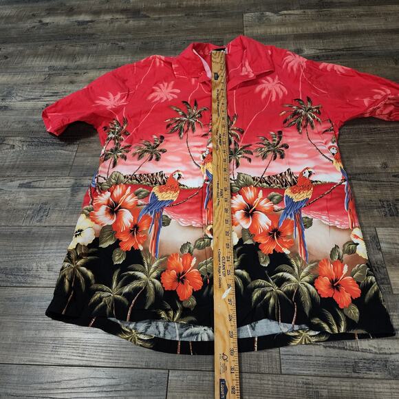 CT Hawaiian Fashion Hawaiian shirt made in Hawaii short sleeve button up L 2223 - Picture 4 of 7